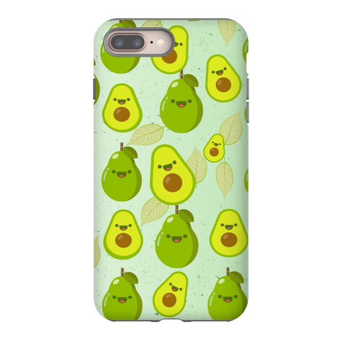 iPhone 8 plus StrongFit avocado love pattern by MALLIKA