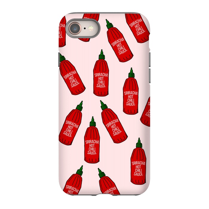 iPhone 8 StrongFit Hot Sauce Bottles by Karolina