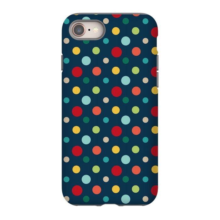 iPhone 8 StrongFit Summer Dots by Majoih