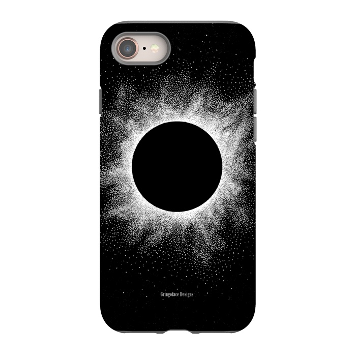 iPhone 8 StrongFit Eclipse - Dotwork by Gringoface Designs