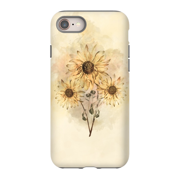 iPhone 8 StrongFit Sunflower Bouquet by Creativeaxle
