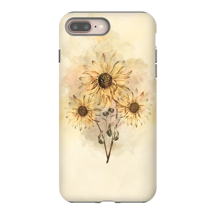 iPhone 8 plus StrongFit Sunflower Bouquet by Creativeaxle