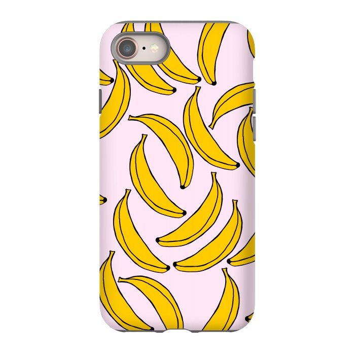 iPhone 8 StrongFit Cute Bananas by Karolina