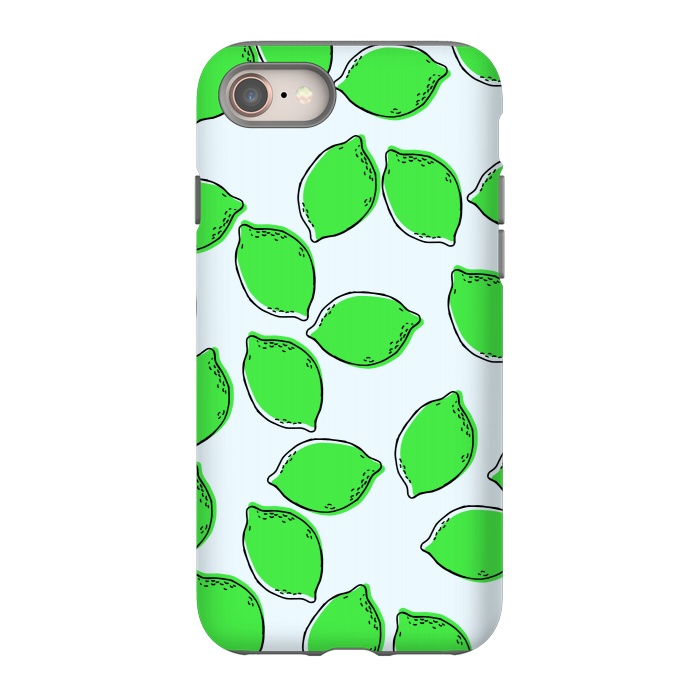 iPhone 8 StrongFit Cute Lime by Karolina