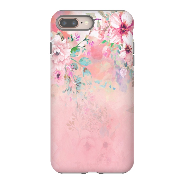 iPhone 8 plus StrongFit Botanical Fragrances in Blush Cloud-Ιmmersed by ''CVogiatzi.
