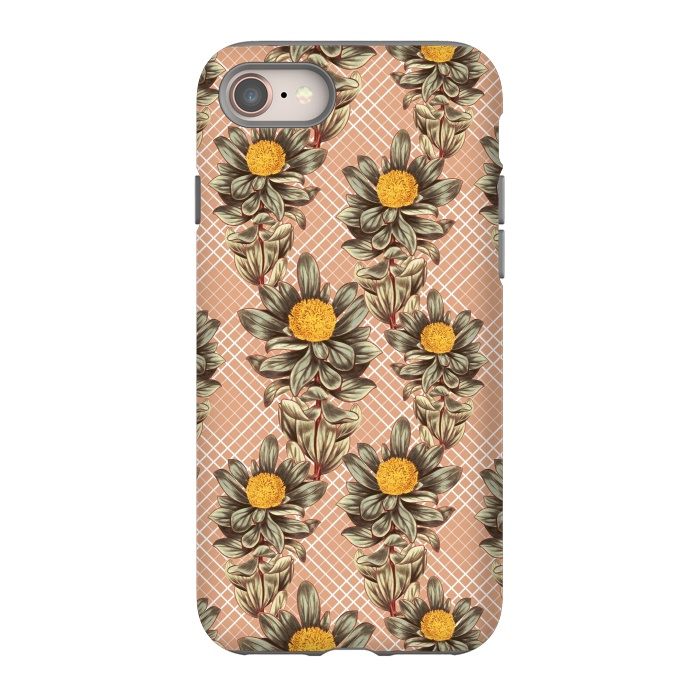 iPhone 8 StrongFit Native Vintage Floral by Zala Farah