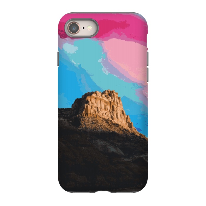 iPhone 8 StrongFit Rainbow Mountain by Zala Farah