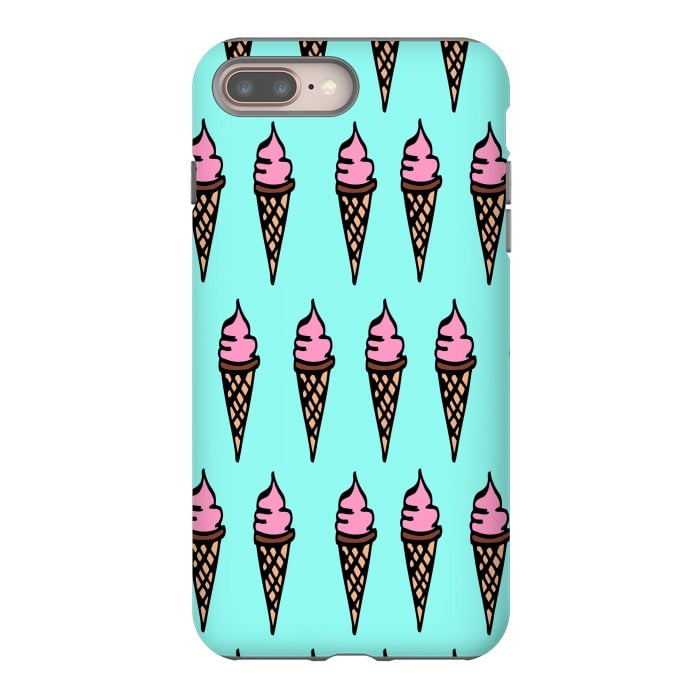 iPhone 8 plus StrongFit Ice Cream Cone by Joanna Vog