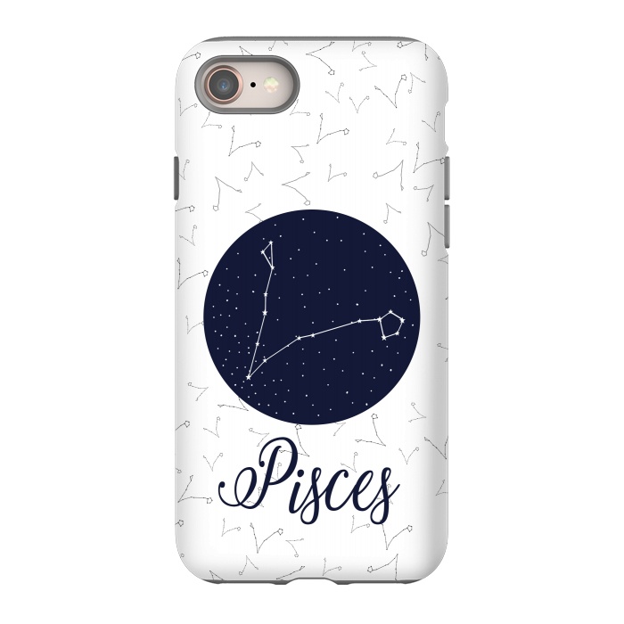 iPhone 8 StrongFit Pisces Constellation by Mandy Porto