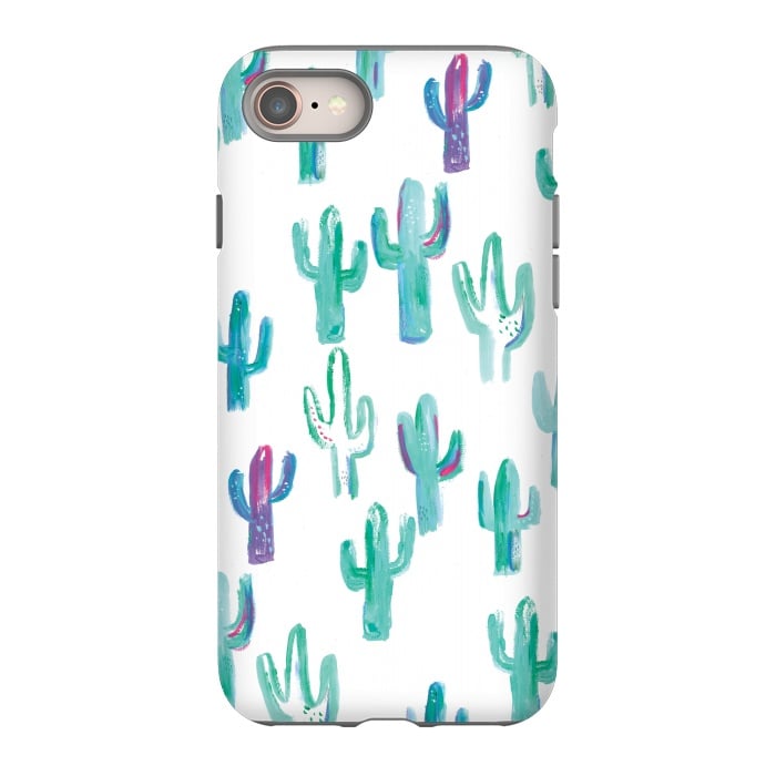 iPhone 8 StrongFit Mint cacti by lauradidthis