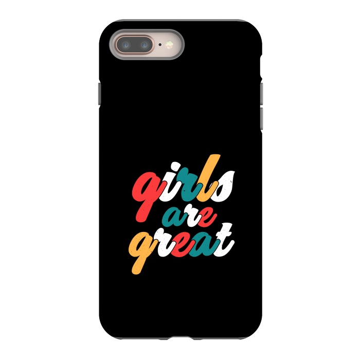 iPhone 8 plus StrongFit girls are great by TMSarts