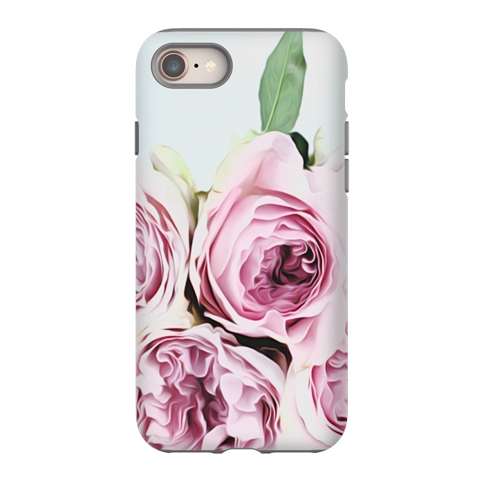 iPhone 8 StrongFit Peonies Illustration by Alemi