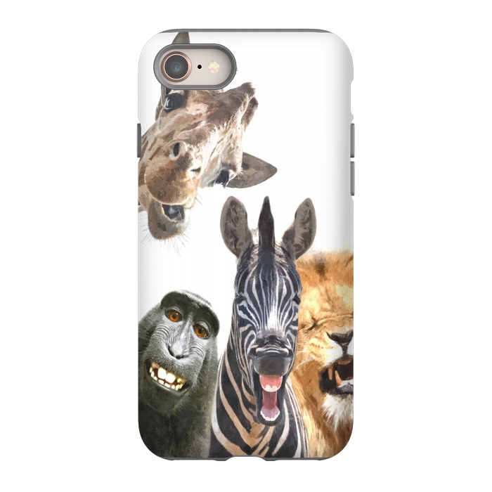 iPhone 8 StrongFit Jungle Animal Friends  by Alemi