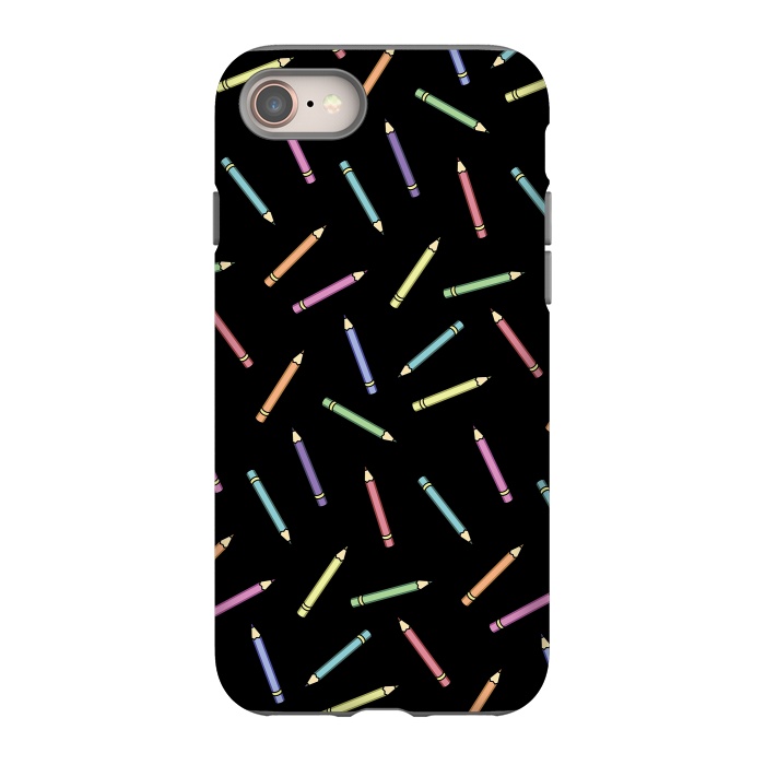 iPhone 8 StrongFit Pencil pattern by Laura Nagel