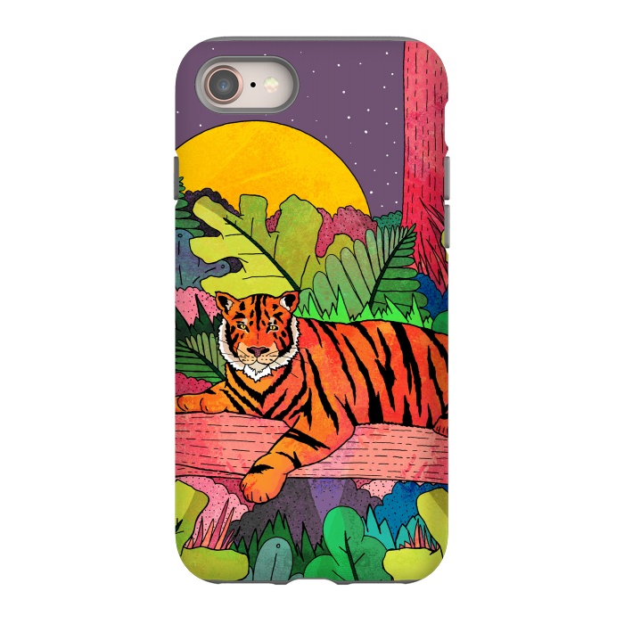 iPhone 8 StrongFit Spring Tiger by Steve Wade (Swade)