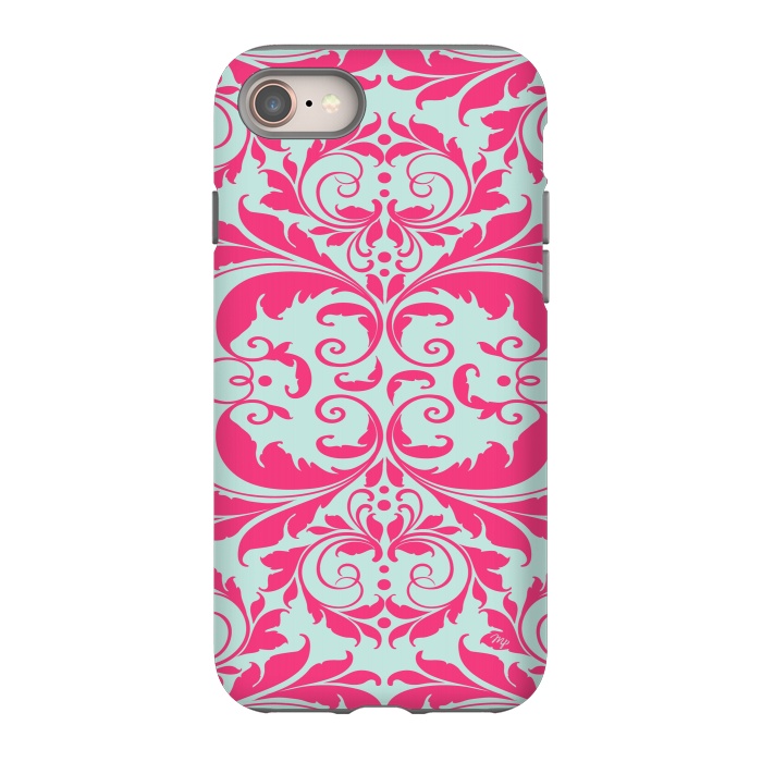 iPhone 8 StrongFit Pink Baroque by Martina