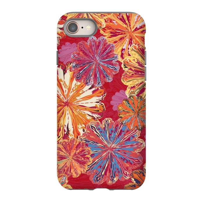 iPhone 8 StrongFit Poppytops Carnival by Lotti Brown