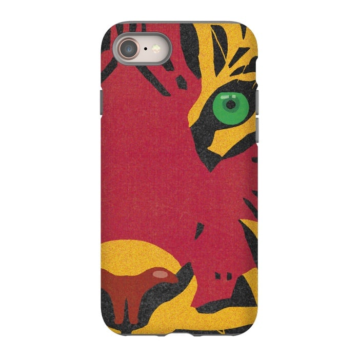 iPhone 8 StrongFit The tiger by absurdstyle