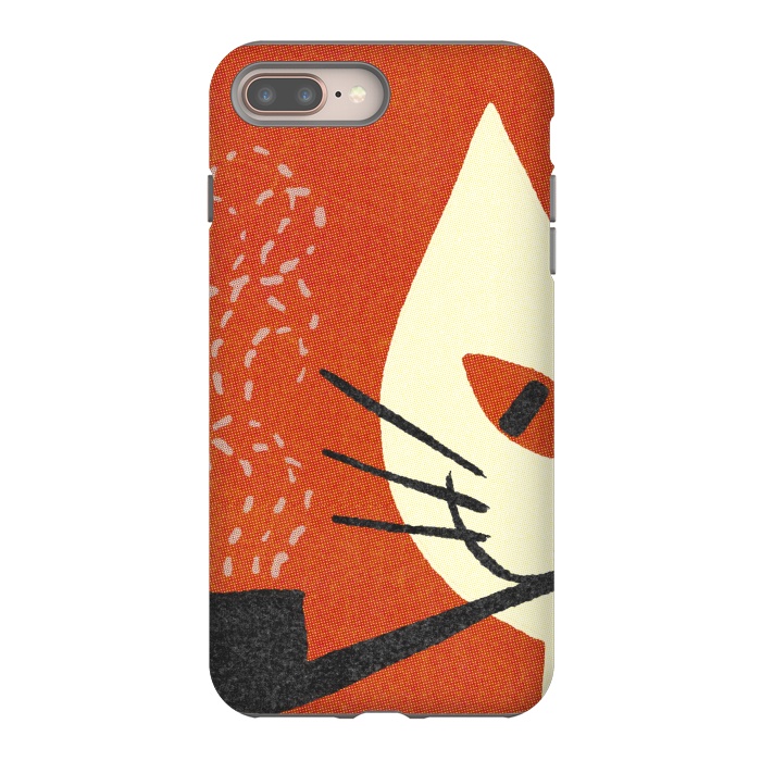 iPhone 8 plus StrongFit cool cat by absurdstyle