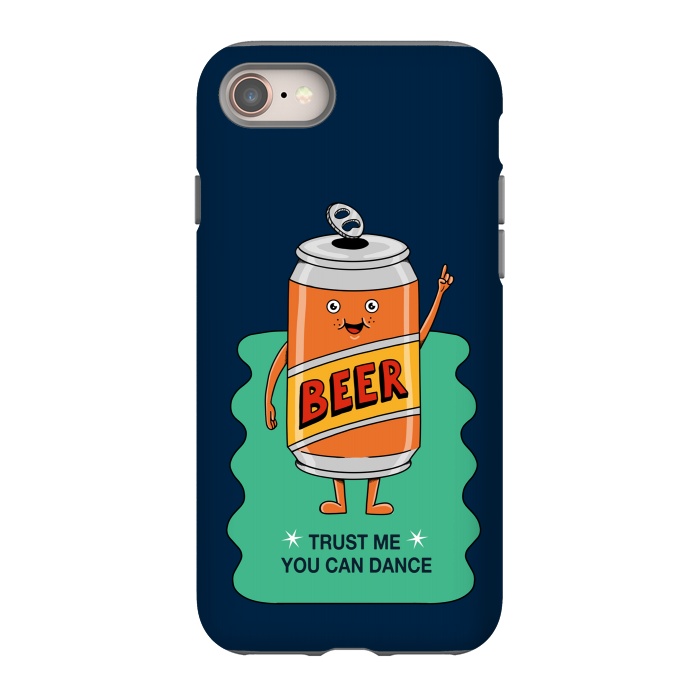 iPhone 8 StrongFit Beer you can dance by Coffee Man