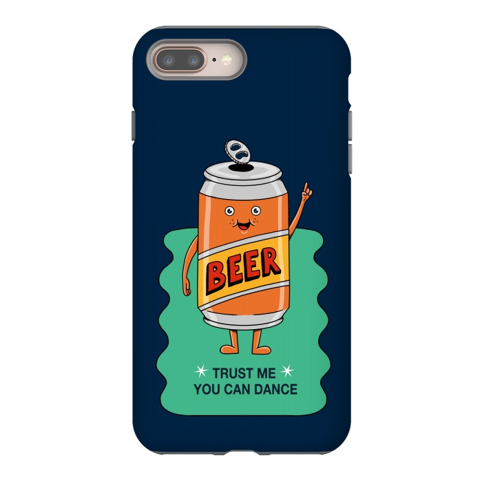 iPhone 8 plus StrongFit Beer you can dance by Coffee Man