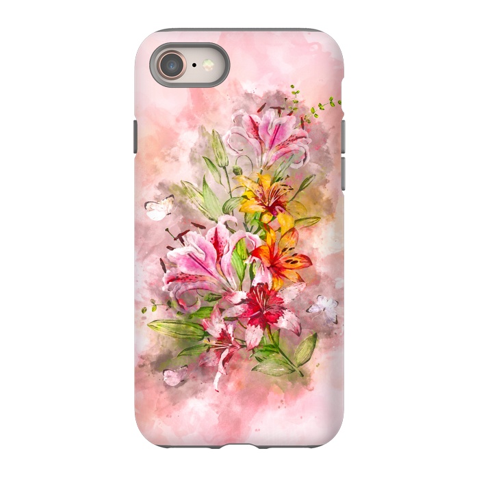iPhone 8 StrongFit Lilies Bunch by Creativeaxle