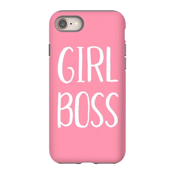 iPhone 8 StrongFit Pink Girl Boss by Martina