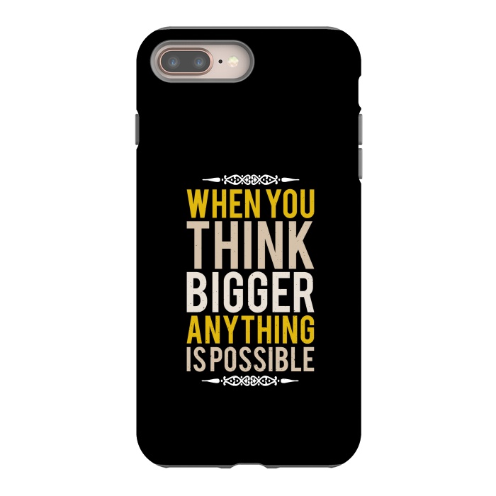 iPhone 8 plus StrongFit think bigger by TMSarts