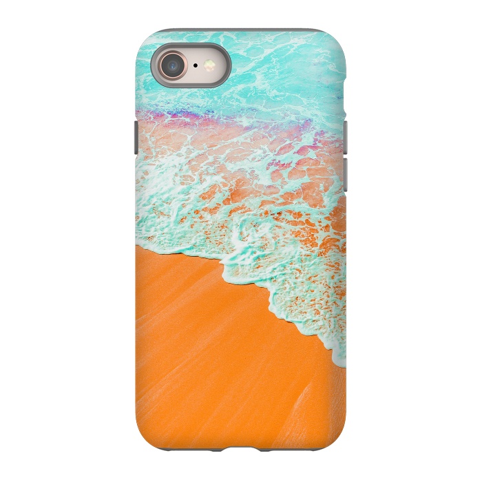 iPhone 8 StrongFit Coral Shore by Uma Prabhakar Gokhale