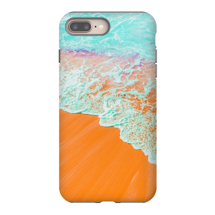 iPhone 8 plus StrongFit Coral Shore by Uma Prabhakar Gokhale