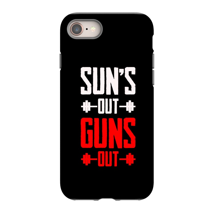 iPhone 8 StrongFit suns out guns out by TMSarts