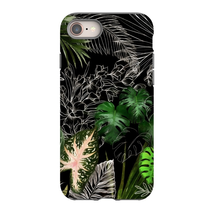 iPhone 8 StrongFit Tropical Foliage 042 by amini54