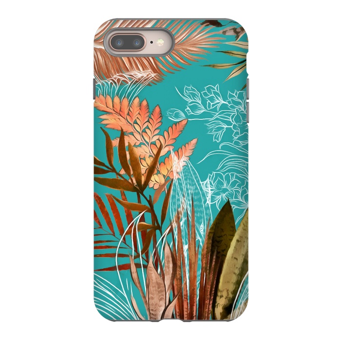 iPhone 8 plus StrongFit Tropical Foliage 081 by amini54