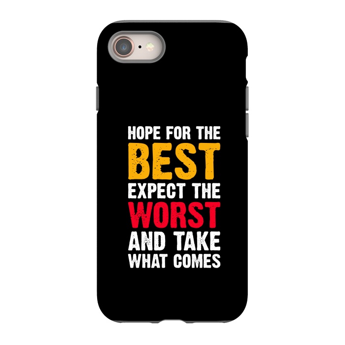 iPhone 8 StrongFit hope for the best by TMSarts