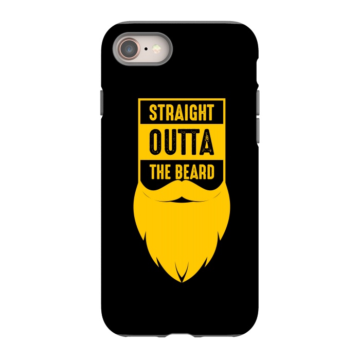iPhone 8 StrongFit straight beard yellow by TMSarts