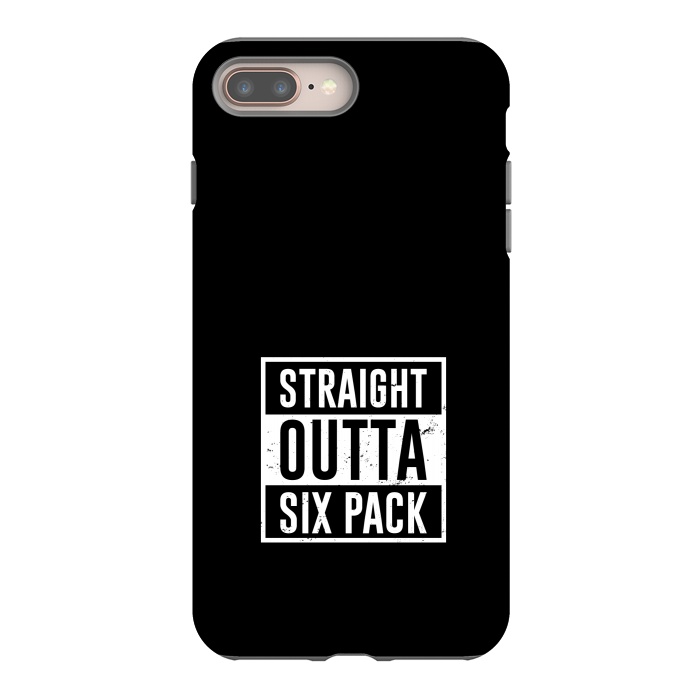 iPhone 8 plus StrongFit straight outta six pack by TMSarts