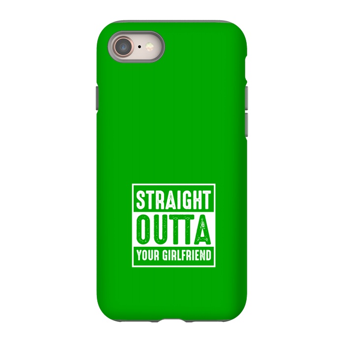 iPhone 8 StrongFit straight outta girlfriend by TMSarts
