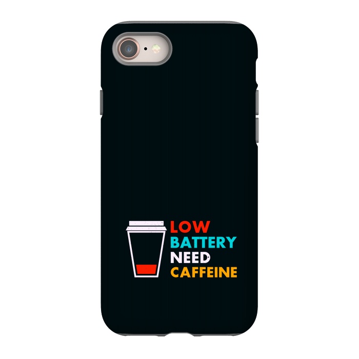 iPhone 8 StrongFit low battery need caffeine by TMSarts