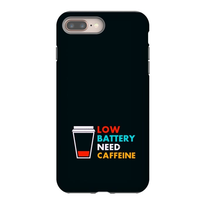 iPhone 8 plus StrongFit low battery need caffeine by TMSarts