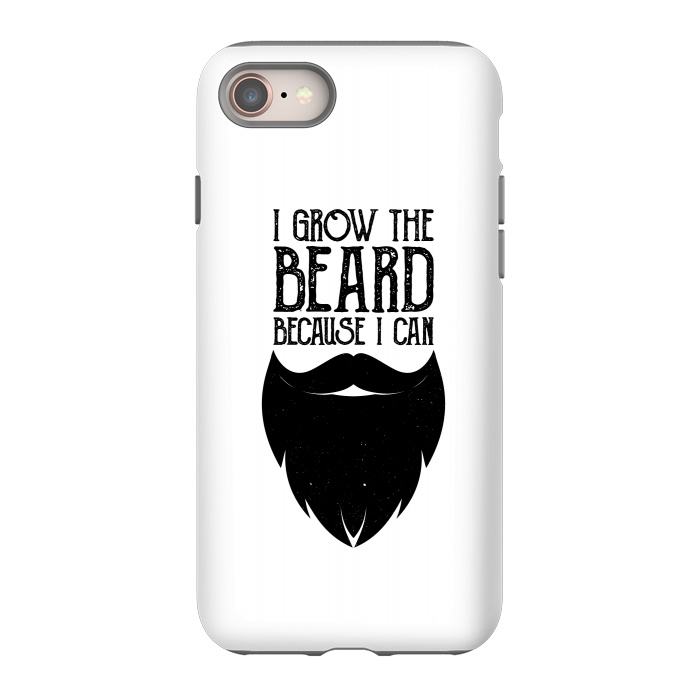 iPhone 8 StrongFit beard because i can by TMSarts