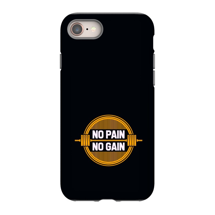 iPhone 8 StrongFit no pain no gain by TMSarts