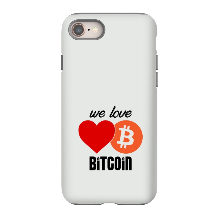 iPhone 8 StrongFit we love bitcoin by TMSarts