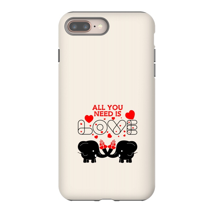iPhone 8 plus StrongFit all you need elephants by TMSarts