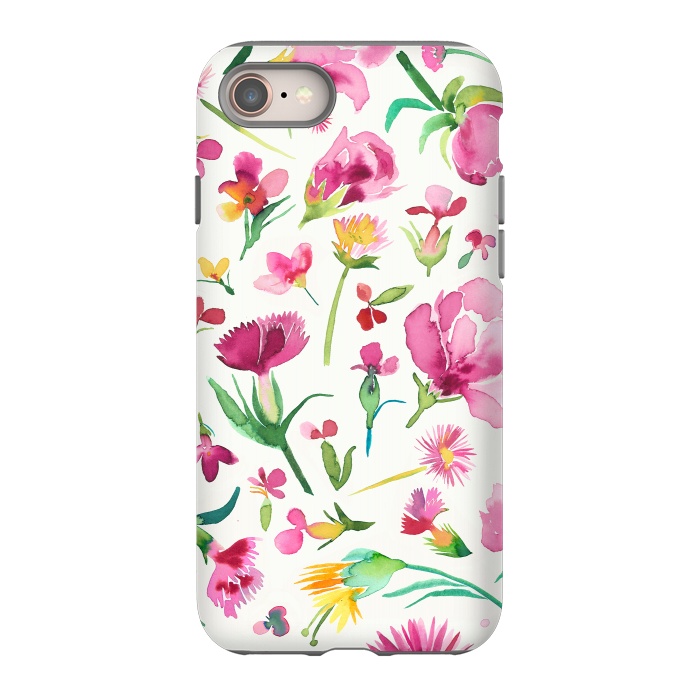 iPhone 8 StrongFit Little Flowers Bud by Ninola Design