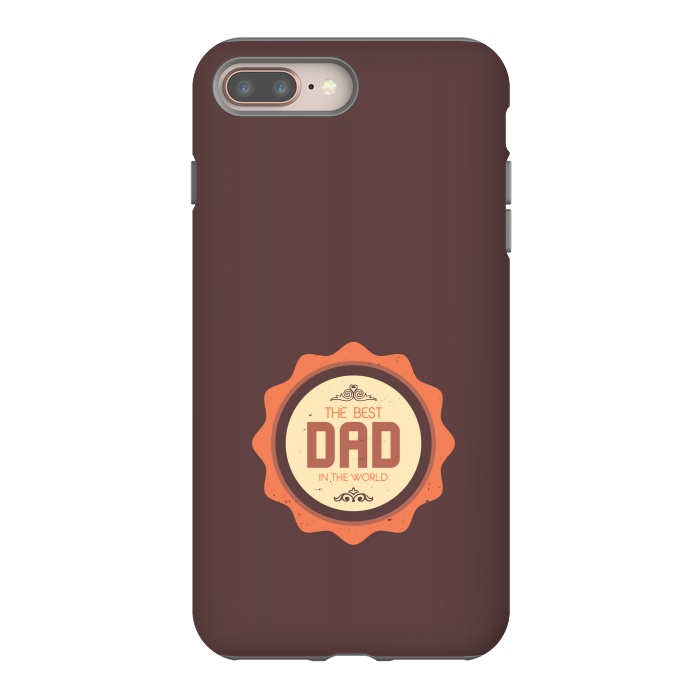 iPhone 8 plus StrongFit dad world by TMSarts