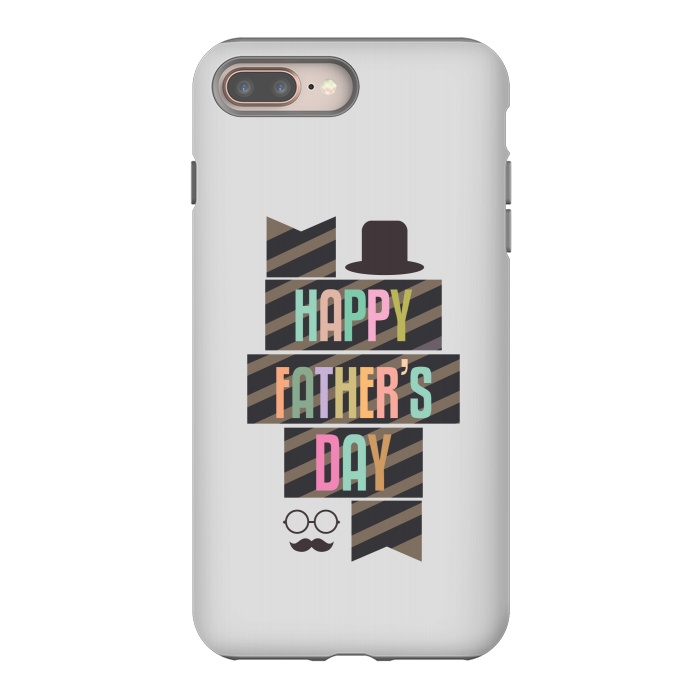 iPhone 8 plus StrongFit retro fathers day by TMSarts