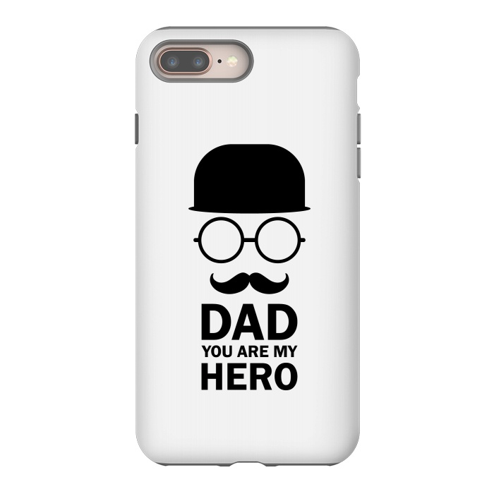 iPhone 8 plus StrongFit dad you are my hero by TMSarts