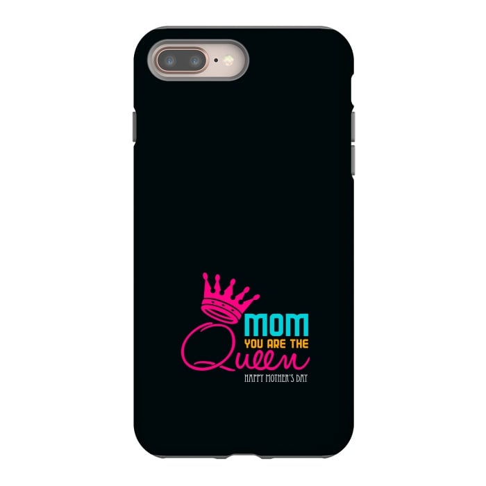 iPhone 8 plus StrongFit mom queen by TMSarts