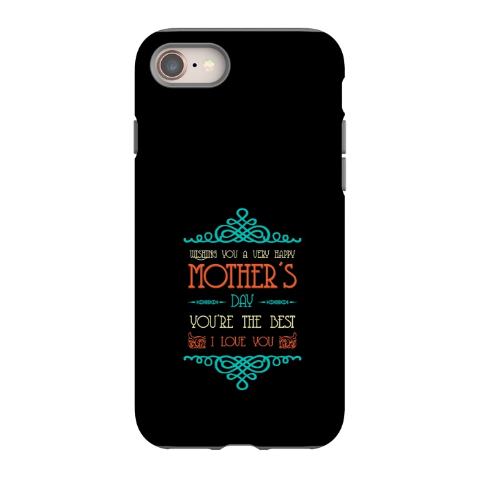 iPhone 8 StrongFit wishing mothers day by TMSarts
