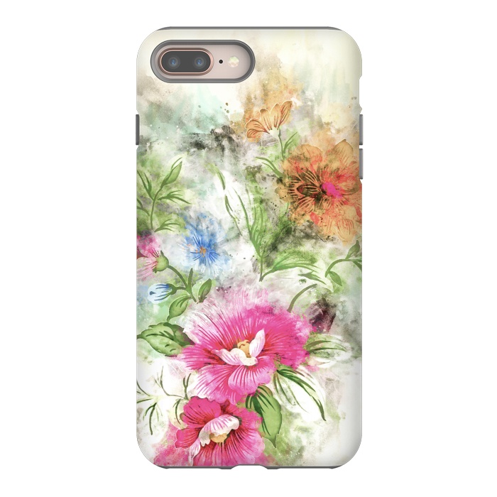 iPhone 8 plus StrongFit Couple of Flowers by Creativeaxle